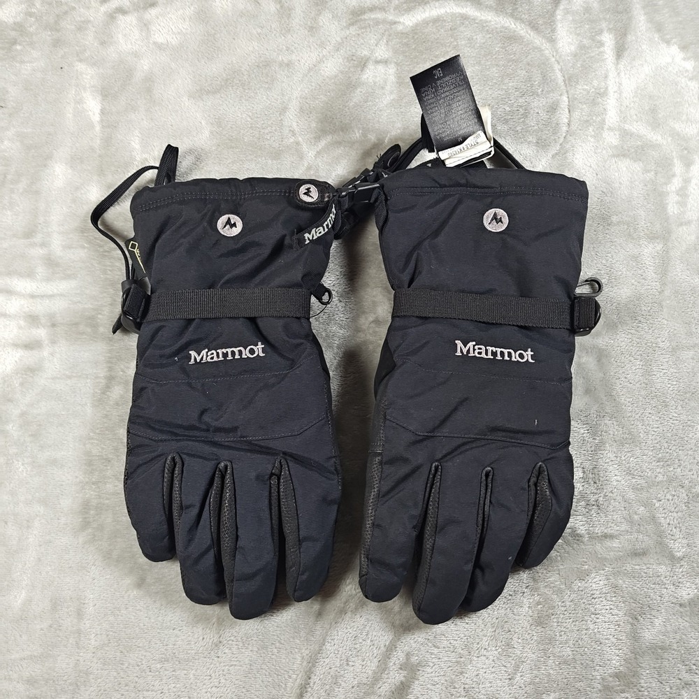Marmot Randonnee Gloves Mens Medium Black Waterproof Ski Snowboard Winter Hike